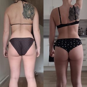 før og etter personlig trening 9